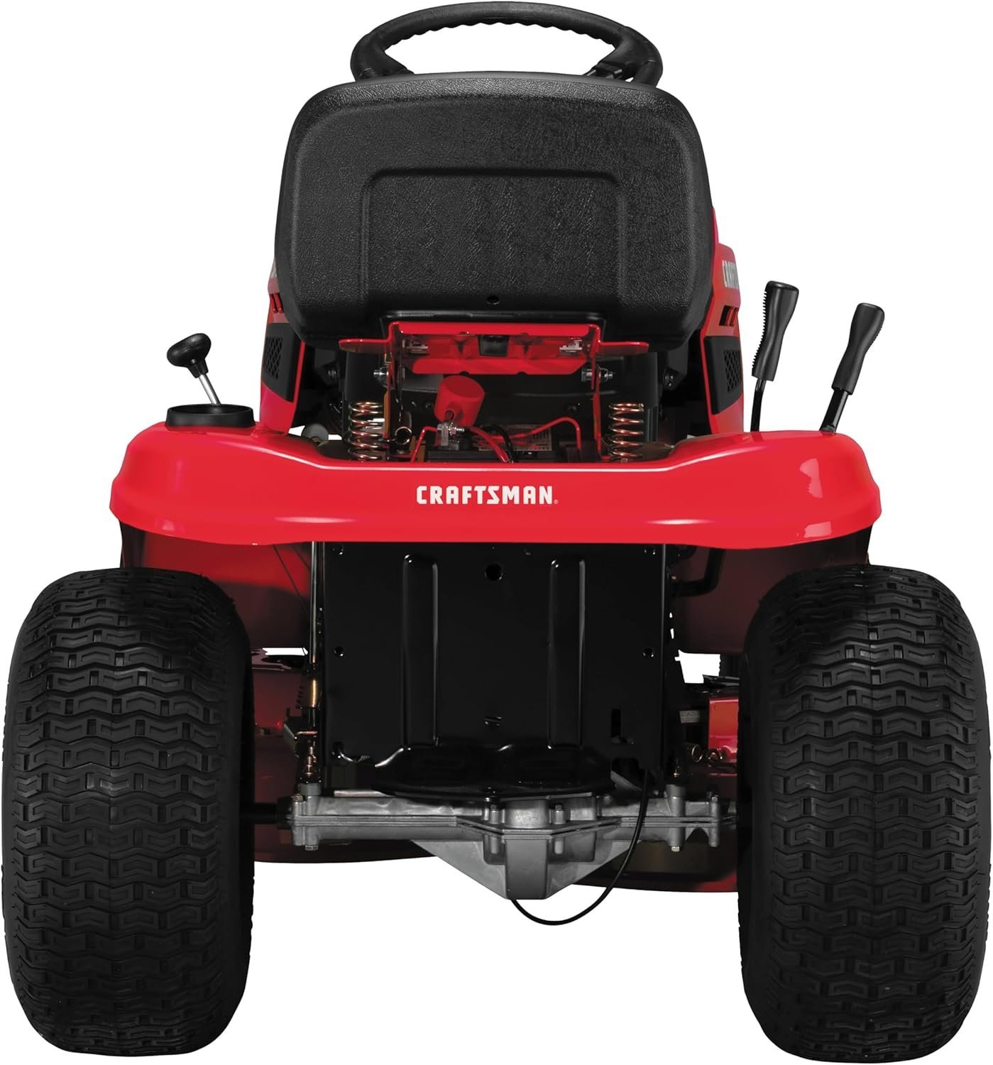 Craftsman 36" Gas Riding Lawn Mower, 11.5 HP Briggs & Stratton Engine, 7-Speed Transmission, Red/Black