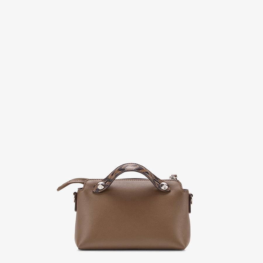 Fendi Small Leather Boston Bag