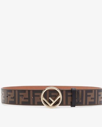 Fendi Brown Leather Belt