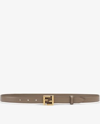 Fendi Brown Leather Belt