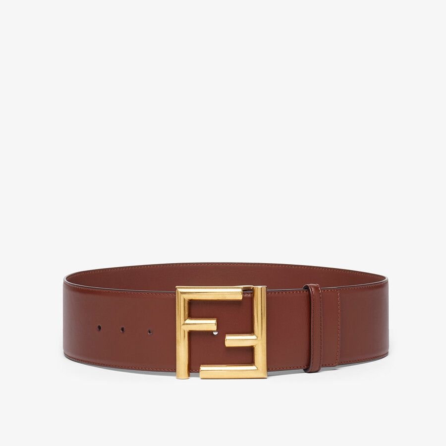 Fendi Black Leather Belt