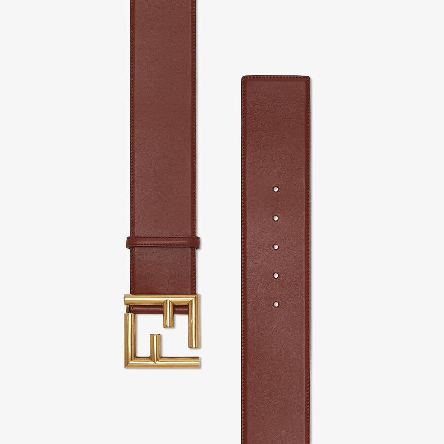 Fendi Black Leather Belt
