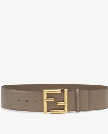 Fendi Brown Leather Belt