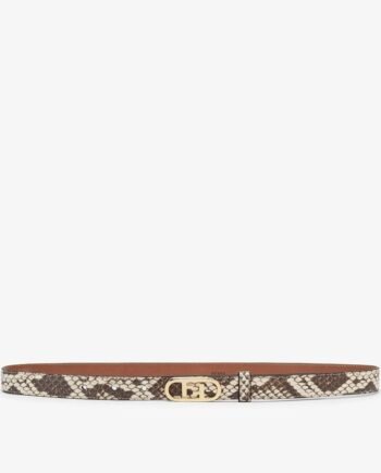 Fendi Brown Elaphe Belt