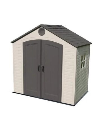 8 ft. W x 5 ft. D Plastic Storage Shed