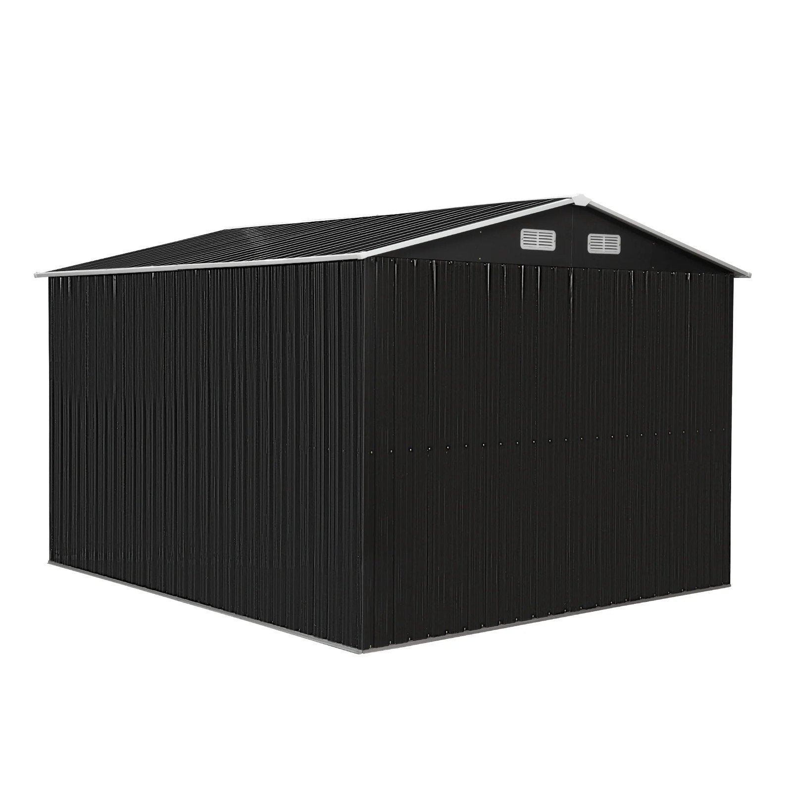 8′ x 10′ Tool Storage Shed Charcoal Black