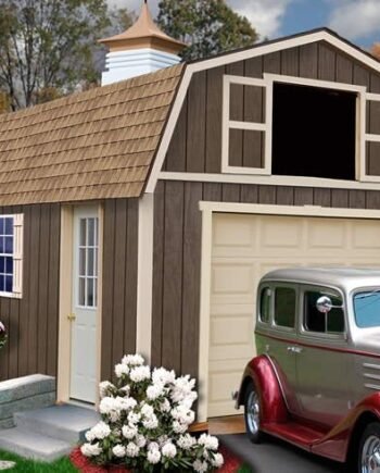 Best Barns Tahoe 12×20 Wood Storage Garage Shed Kit