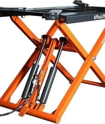 APlusLift 6600LB Portable Mid-Rise Scissor Lift 110V Power HW-SL6600X
