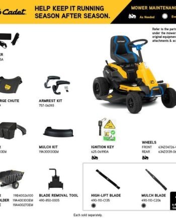 Cub Cadet CC30E 30-in. 56V MAX* Riding Lawn Mower