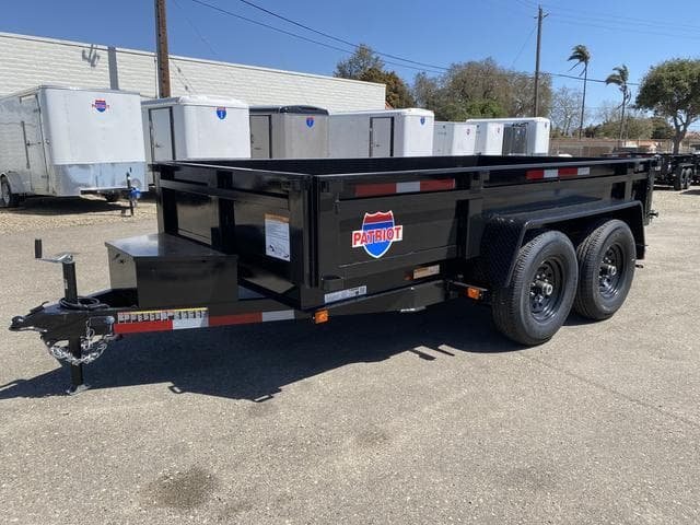 6×12 Dual Axle Dump Trailer 12K Heavy-Duty Capacity