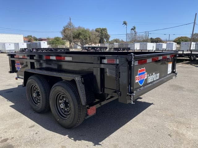 6×12 Dual Axle Dump Trailer 12K Heavy-Duty Capacity