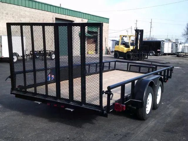 6 X 16 Carry-On Tandem Utility 7K Pipe Top Trailer