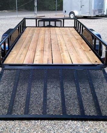 6 X 16 Carry-On Tandem Utility 7K Pipe Top Trailer