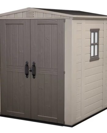 Factor 6 x 6 FT Strong Storage Shed Made Of Extremely Durable Resin And Reinforced with Steel