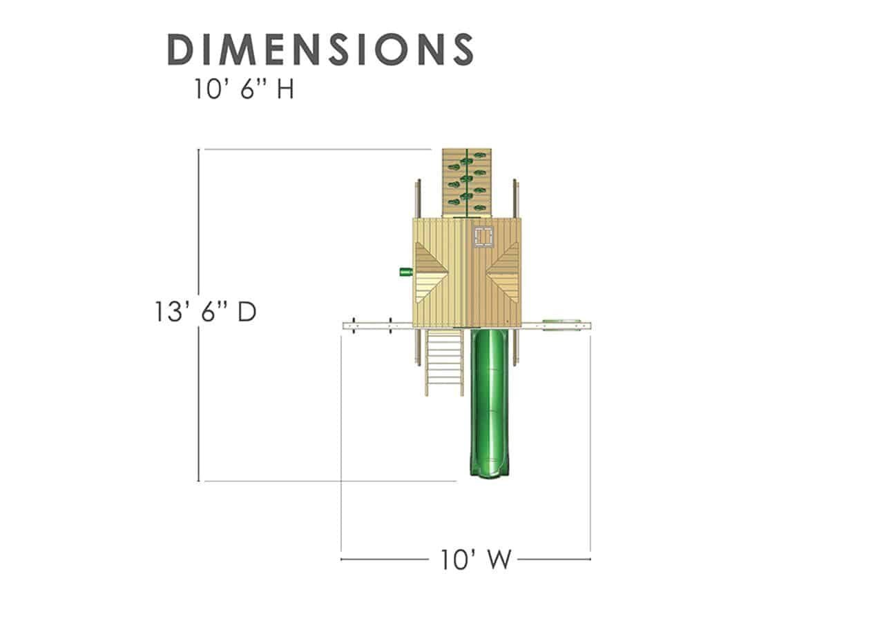 Five Star ll Space Saver Swing Set