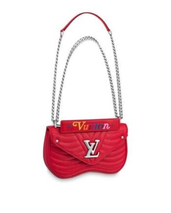 Louis Vuitton NEW WAVE CHAIN BAG MM Scarlet-red Ecarlate