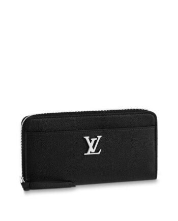 Louis Vuitton LOCKME ZIPPY WALLET BLACK