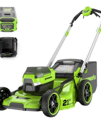Greenworks 60V 21" Self Propelled Lawn Mower with (1) 8.0 Ah Battery & Rapid Charger 2546402
