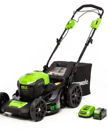 Greenworks Self-Propelled 21-inch Brushless Lawn Mower 40V with 5Ah Battery and Charger