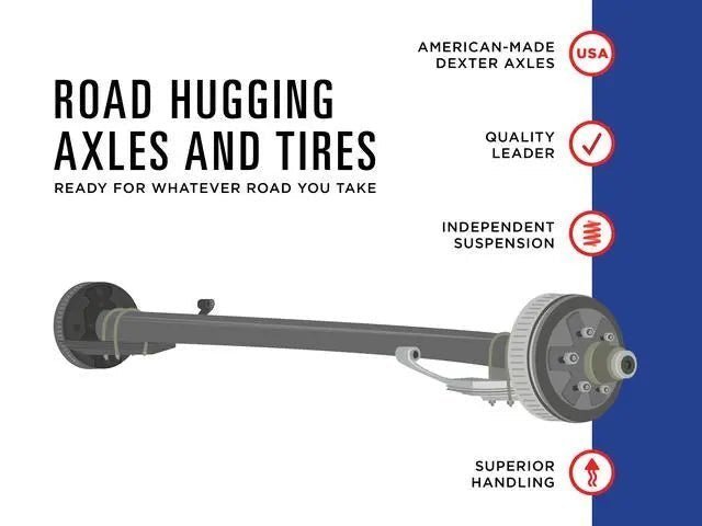 7 X 16 Interstate Full Bed Single Axle Tilt 7K Trailer