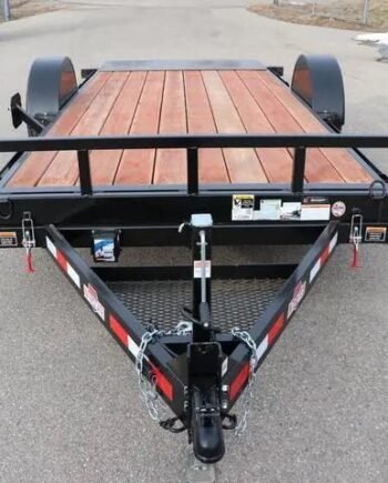 7 X 16 Interstate Full Bed Single Axle Tilt 7K Trailer