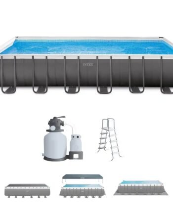 Intex 24′ x 12′ x 52″ Rectangular 26363EH Ultra XTR Frame Swimming Pool Pump