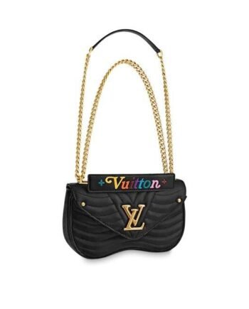 Louis Vuitton NEW WAVE CHAIN BAG MM BLACK