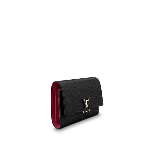 Louis Vuitton CAPUCINES COMPACT WALLET NOIR