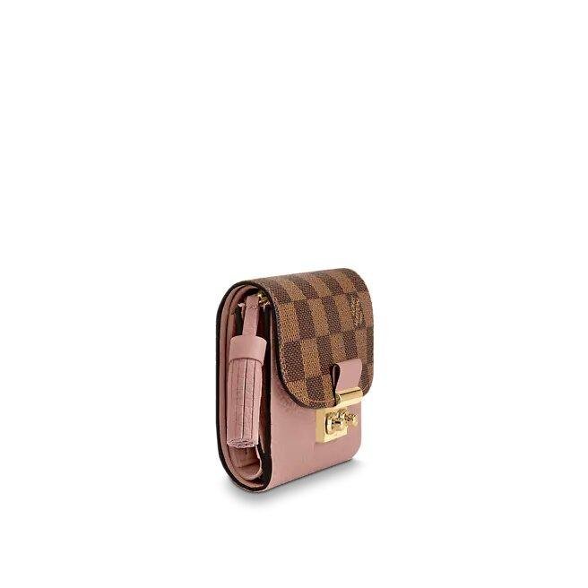 Louis Vuitton CROISETTE COMPACT WALLET Magnolia Pink