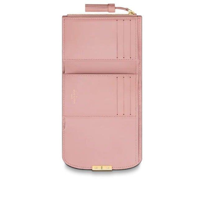 Louis Vuitton CROISETTE COMPACT WALLET Magnolia Pink