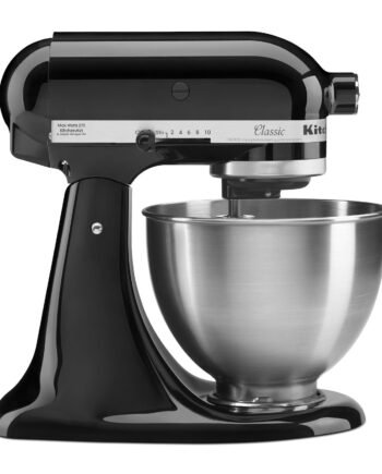 KitchenAid Classic Series 4.5-Quart Tilt-Head Stand Mixer, Onyx Black, K45SSOB