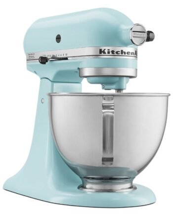 Deluxe 4.5 Quart Tilt-Head Stand Mixer - Mineral Water Blue