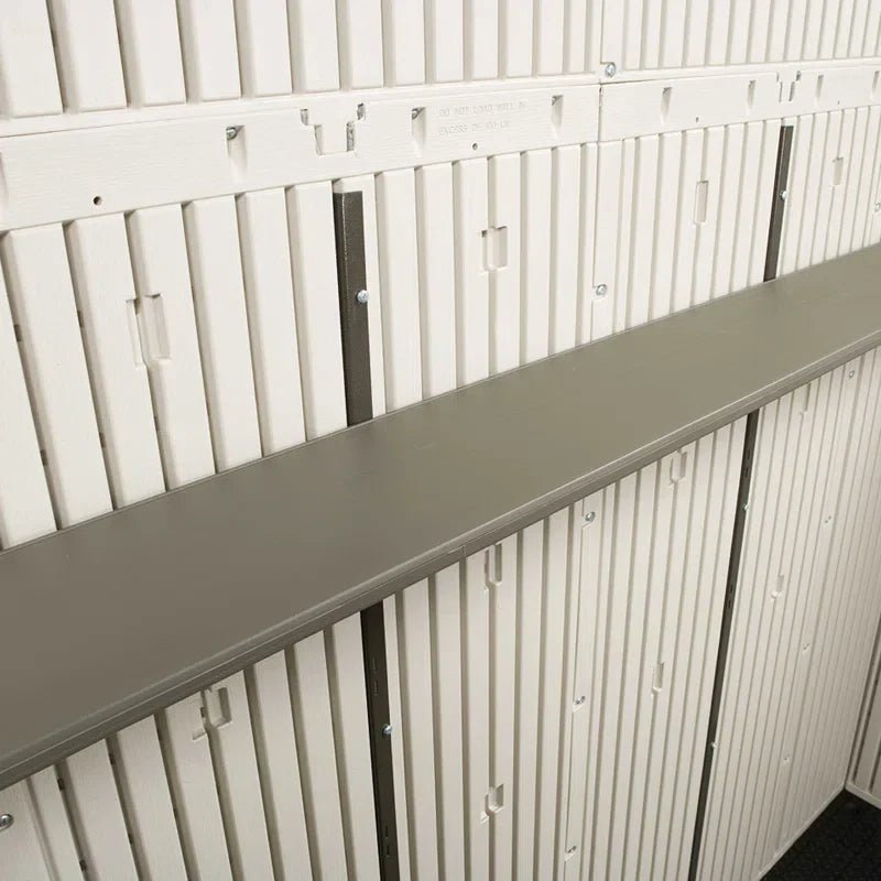 Lifetime 60079 Outdoor Storage Dual Entry Shed, 15 x 8 ft, Desert Sand (B00CTVQ6UG)