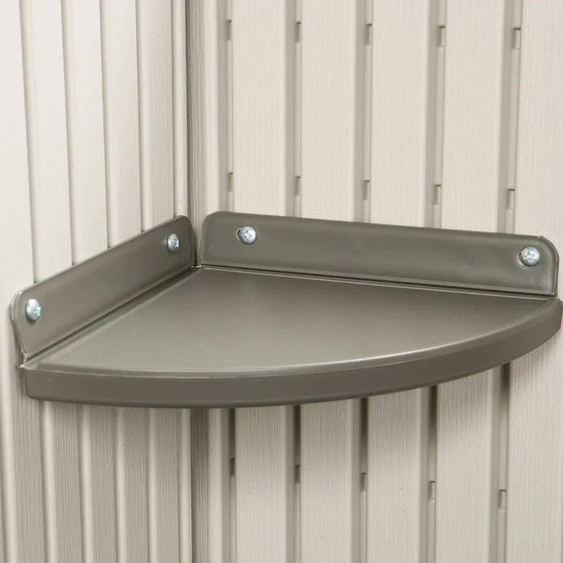 Lifetime 60079 Outdoor Storage Dual Entry Shed, 15 x 8 ft, Desert Sand (B00CTVQ6UG)