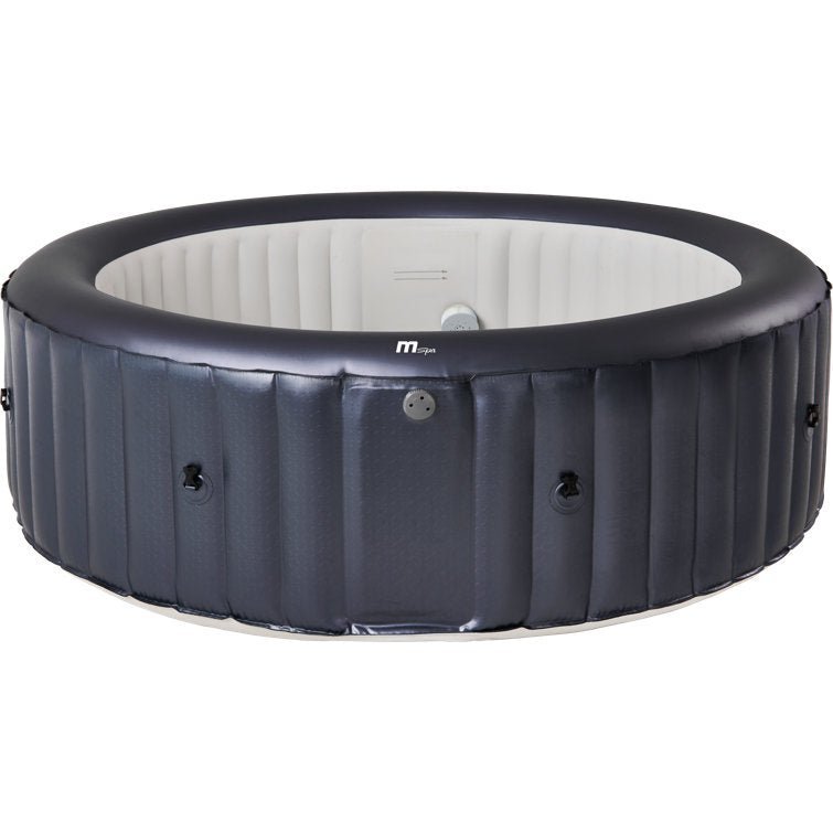 Mspa, Carlton, Muse Series, Self-Inflatable Hot Tub & Spa, Hydromessage Jets & Air Bubble System, Round – 4 Persons