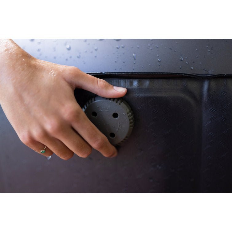 Mspa, Carlton, Muse Series, Self-Inflatable Hot Tub & Spa, Hydromessage Jets & Air Bubble System, Round – 4 Persons