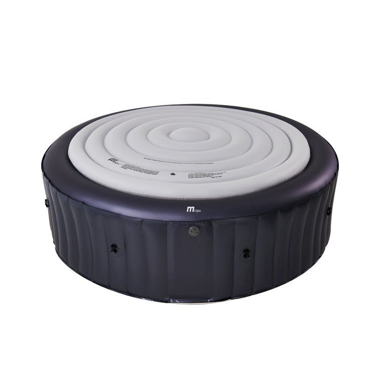 Mspa, Carlton, Muse Series, Self-Inflatable Hot Tub & Spa, Hydromessage Jets & Air Bubble System, Round – 4 Persons