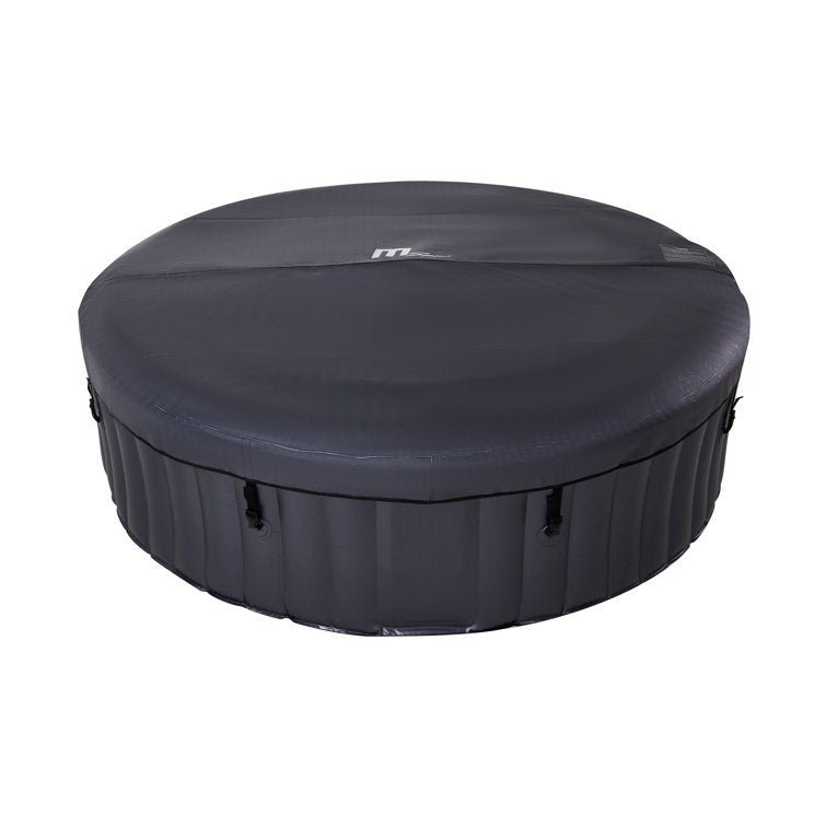 Mspa, Carlton, Muse Series, Self-Inflatable Hot Tub & Spa, Hydromessage Jets & Air Bubble System, Round – 4 Persons