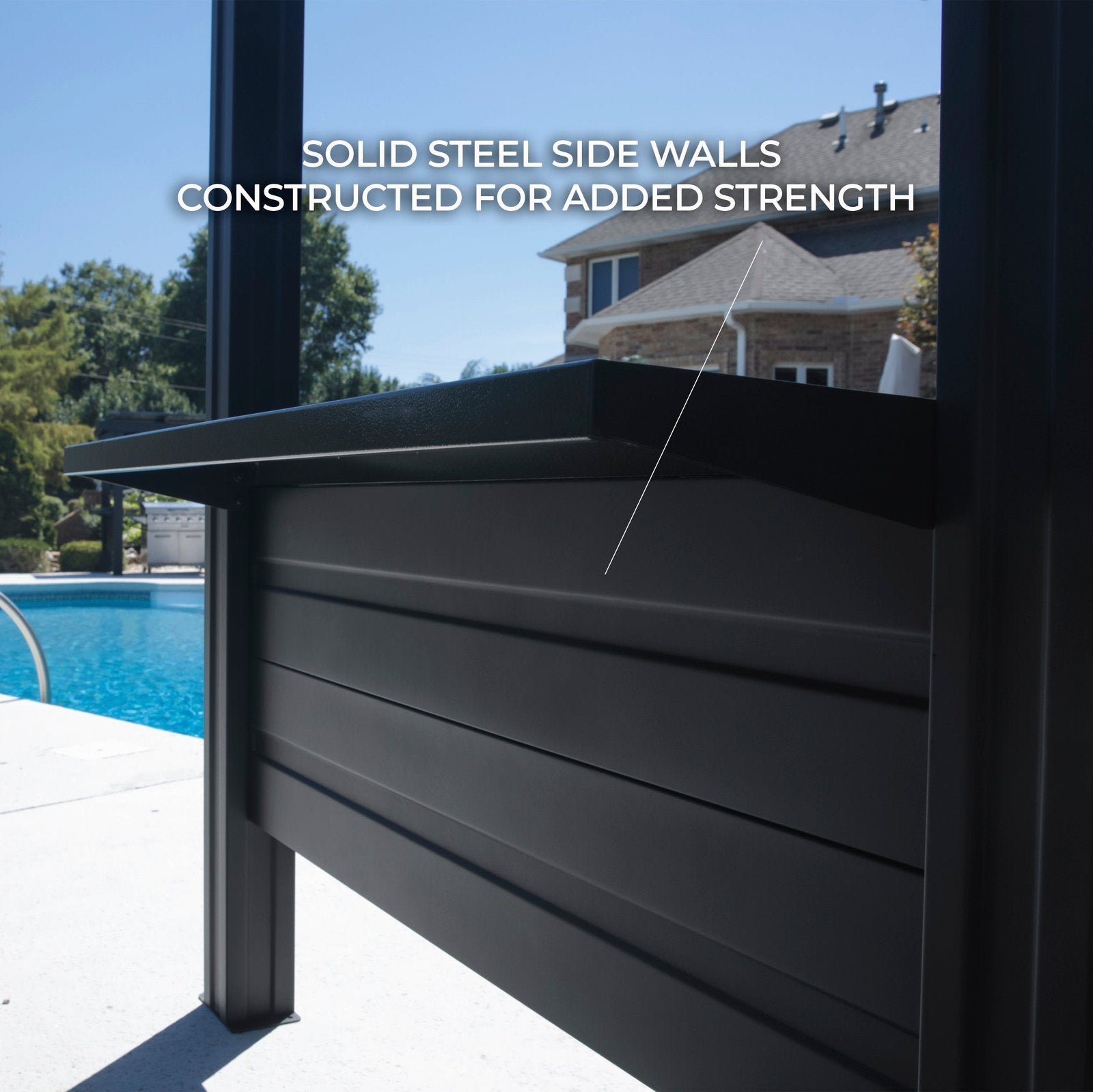 Rockport XL Steel Grill Gazebo