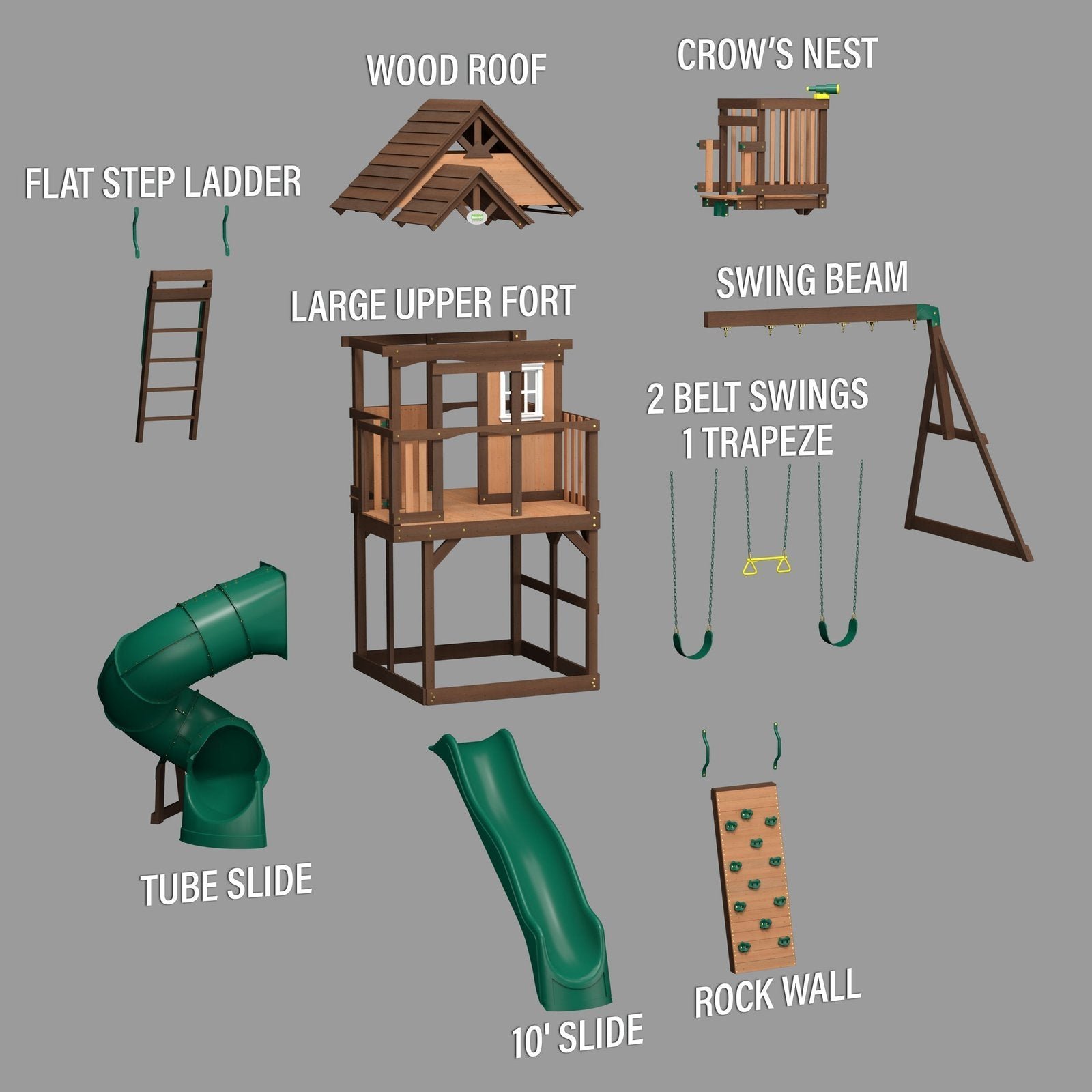 Skyfort III Swing Set
