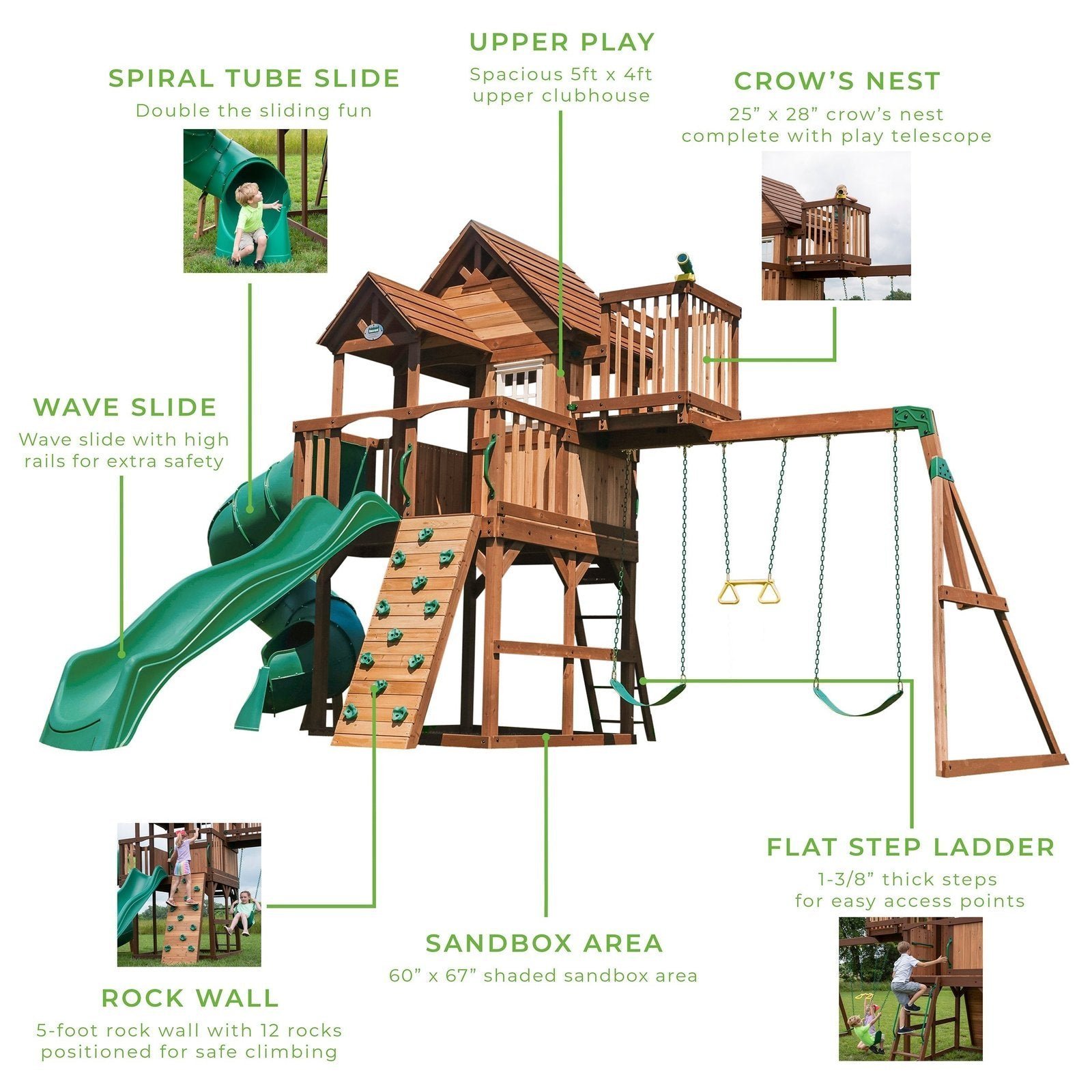 Skyfort III Swing Set