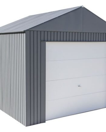 Sojag 12×10 Everest Steel Storage Garage Kit – Charcoal