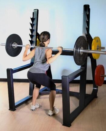 Commercial Squat Rack Kits – Muscle D Fitness – Gym Storage – Black / Silver