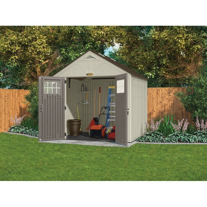 Suncast Tremont 8 ft. W x 7 ft. D Resin Storage Shed