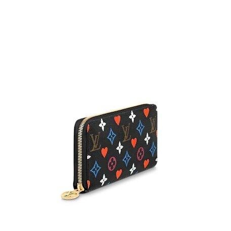 Louis Vuitton GAME ON ZIPPY COIN PURSE Black