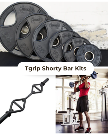 TGrip Shorty Bar Training Kits – Multi Grip – Functional Training – Football – Swiss – Neutral