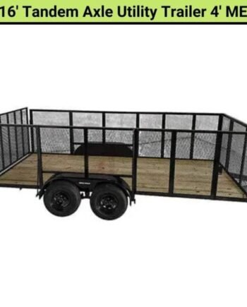 Triple Crown 6X16? Tandem Axle Utility Trailer 4? MESH | U6X16T24M