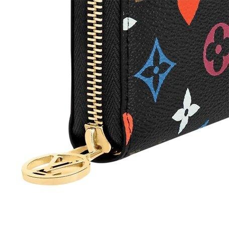 Louis Vuitton GAME ON ZIPPY COIN PURSE Black