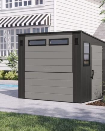 Suncast 8 ft. x 7 ft. Cabana Entertainment Shed BMCB8730T