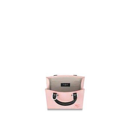 Louis Vuitton PETIT SAC PLAT Bag Rose Ballerine Pink
